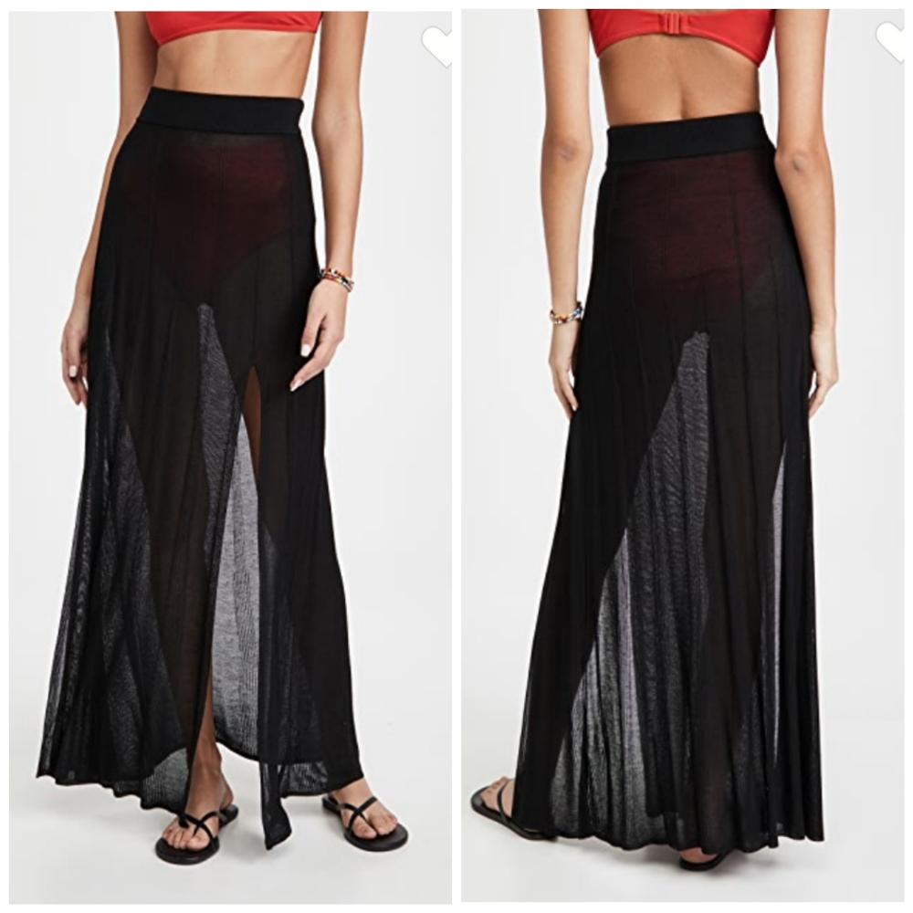 Devon Windsor x Revolve viscose cover-up skirt